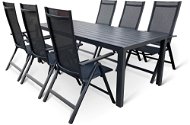 VIKING XL/RAUL Kerti bútor szett, 1 asztal + 6 szék - Kerti bútor
