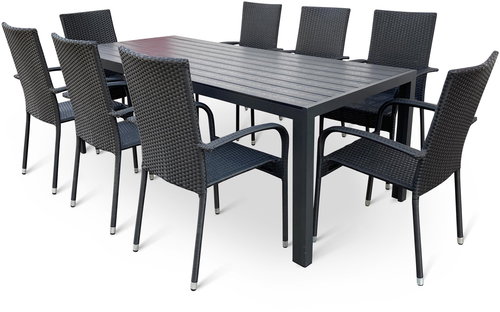 NOELA Garden furniture set VIKING XL/PARIS 1 table + 8 chairs - Garden Furniture - Main image