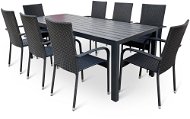 Súprava záhradného nábytku VIKING XL / PARIS 1 stôl + 8 stoličiek - Záhradný nábytok