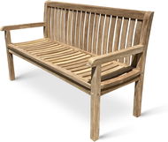 Lavice zahradní KINGSBURY, teak 150cm - Zahradní lavice