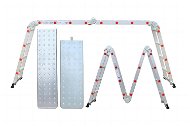 TEXIM Rebrík multifunkčný s podlahou SILVER 4 × 4, 473 cm - Rebrík