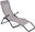 CHEESE garden deckchair, grey