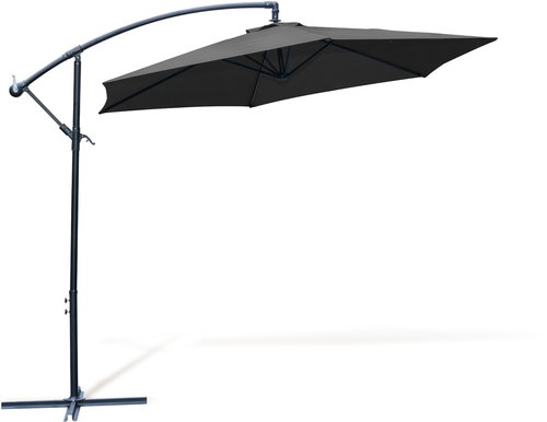 Umbrella HOOK, diameter 3m, black - Sun Umbrella - Main image