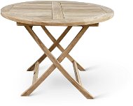 TEXIM Záhradný stôl okrúhly RAFA teak - Záhradný stôl
