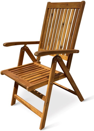 TEXIM Garden reclining chair VIET acacia - Garden Chair - Main image