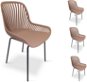 TEXIM Gaby Kerti szék, antik rózsaszín, 4 db a csomagban - Kerti szék