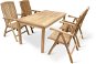 TEXIM Set záhradného nábytku GARDEN/AMERICA 1 stôl+ 4 stoličky - Záhradný nábytok