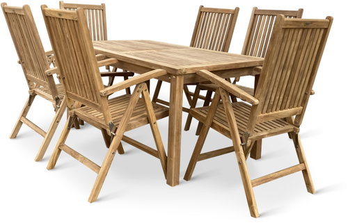 TEXIM Set zahradního nábytku teak GARDEN I. 1+6 - Zahradní nábytek - Main image