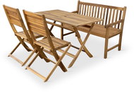 NOELA Set of garden furniture ACACY MANDY 1 + 2 + 1 - Garden Furniture