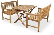 NOELA Set of garden furniture AKÁCIE MANDY/KORY 1 table + 2 benches - Garden Furniture