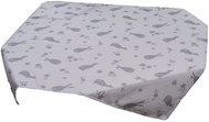 TEXTILOMANIA Easter tablecloth ZAJÍC 90 × 90 cm, grey - Tablecloth