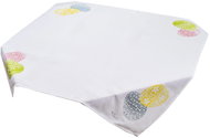 TEXTILOMANIA Easter tablecloth EGG 90 × 90 cm, white - Tablecloth