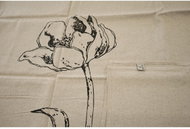 TEXTILOMANIE Linen tablecloth SEASONS 140 × 195 cm, beige - Tablecloth