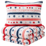 Textilomanie Mikroplyšové povlečení Snowline barevné 140×200cm - Bed Linen
