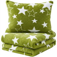 Textilomanie Mikroplyšové povlečení Star zelené 140×200cm - Bed Linen