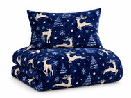 Textilomanie Mikroplyšové povlečení Nivalis modré 140 × 200 cm - Bed Linen