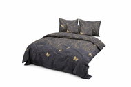 TEXTILOMANIA Linen made of microfiber Visata, black - Bed Linen