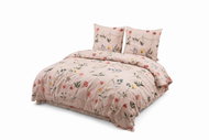 TEXTILOMANIA Microfiber bed linen Herbarium, beige - Bed Linen