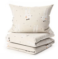 TEXTILOMANIA Microfiber bed linen White Rabbit, beige - Bed Linen