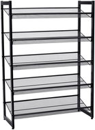 TEXTILOMANIE Butyno Shoe rack, metal, black - Shoe Rack