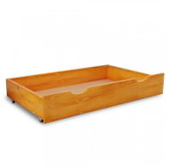 TEXTILOMANIE Storage box under the bed 98 cm, alder - Storage Box