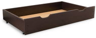 TEXTILOMANIE Úložný box pod postel 200 cm, ořech - Úložný box