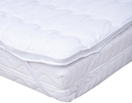 TEXTILOMANIA Double layer mattress protector Topper 160 × 200 cm - Mattress Protector - Main image