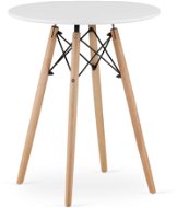 TEXTILOMANIE Oslo 60 × 60 cm biely - Jedálenský stôl