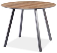 TEXTILOMANIE Oakland 100 × 100 cm ořech - Jídelní stůl