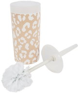 TEXTILOMANIE Panther Toilet brush with stand 35 cm beige - Toilet Brush