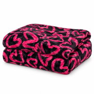 Textilomanie Mikroplyšová deka AMORYS růžová 200 × 220 cm - Blanket