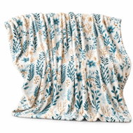 Textilomanie Mikroplyšová deka BOTANELLA modrá 200 × 220 cm - Blanket
