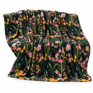 Textilomanie Mikroplyšová deka MYSTIC GARDEN tmavě zelená 200 × 220 cm - Blanket