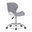 Office armchair Avola, grey and white