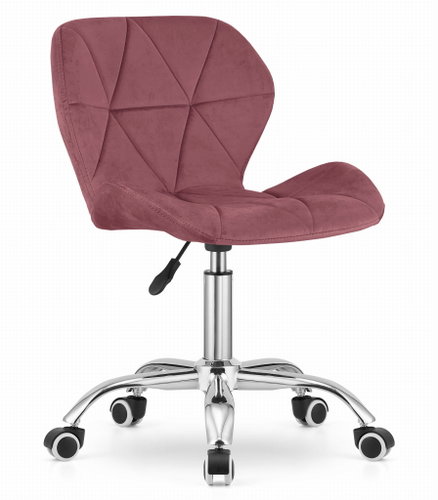 Textilomanie Office chair Avola Velvet, dark pink - Office Chair - Main image