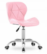 TEXTILOMANIA AVOLA z eko kůže, růžová - Office Chair