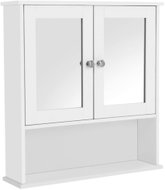 TEXTILOMANIE Bathroom cabinet Lehac 56 × 13 × 58 cm, white - Bathroom Cabinet