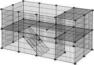 TEXTILOMANIE Animal 143 × 73 × 71 cm černá - Ohrádka pro hlodavce