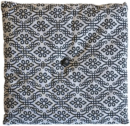 TEXTILOMANIE White sofa cushion Rune 40 × 40 cm - Pillow Seat - Main image