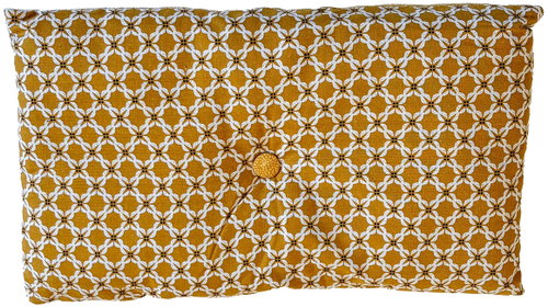 TEXTILOMANIA Mustard sofa cushion Endre 30 × 50 cm - Pillow Seat - Main image