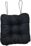 TEXTILOMANIE Soft black seat cushion - Pillow Seat