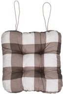 TEXTILOMANIE Soft Davos brown cushion - Pillow Seat