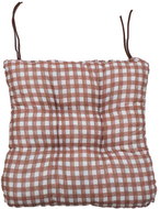 TEXTILOMANIE Soft cube seat cushion brown - Pillow Seat