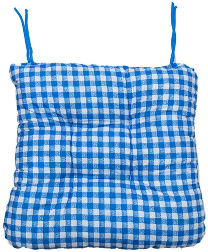 TEXTILOMANIE Chair seat cushion Soft cube blue - Pillow Seat - Main image