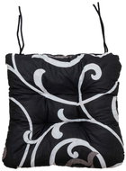 TEXTILOMANIE Sofa cushion Soft Orient black - Pillow Seat