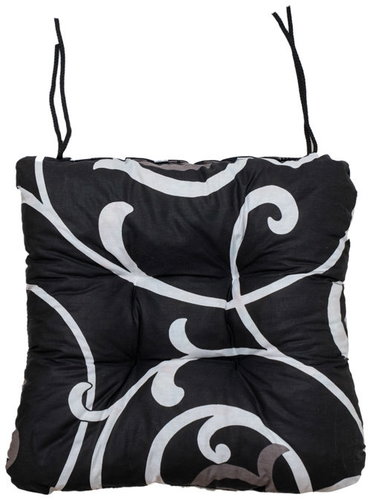 TEXTILOMANIE Sofa cushion Soft Orient black - Pillow Seat - Main image