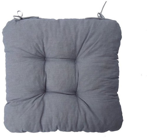 TEXTILOMANIE Soft seat cushion light grey - Pillow Seat - Main image