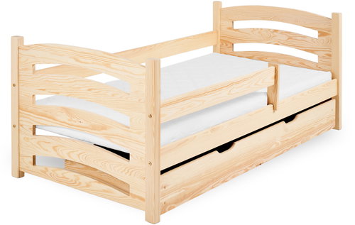 Textilomanie Children's bed Mela 80 × 160 cm pine, without grid - Bed - Main image