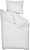 TEXTILOMANIE Cotton bed linen Lux button white 70 × 90 cm / 140 × 200 cm - Bed Linen