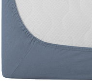 TEXTILOMANIE Jersey dark blue 90 × 200 cm - Bedsheet